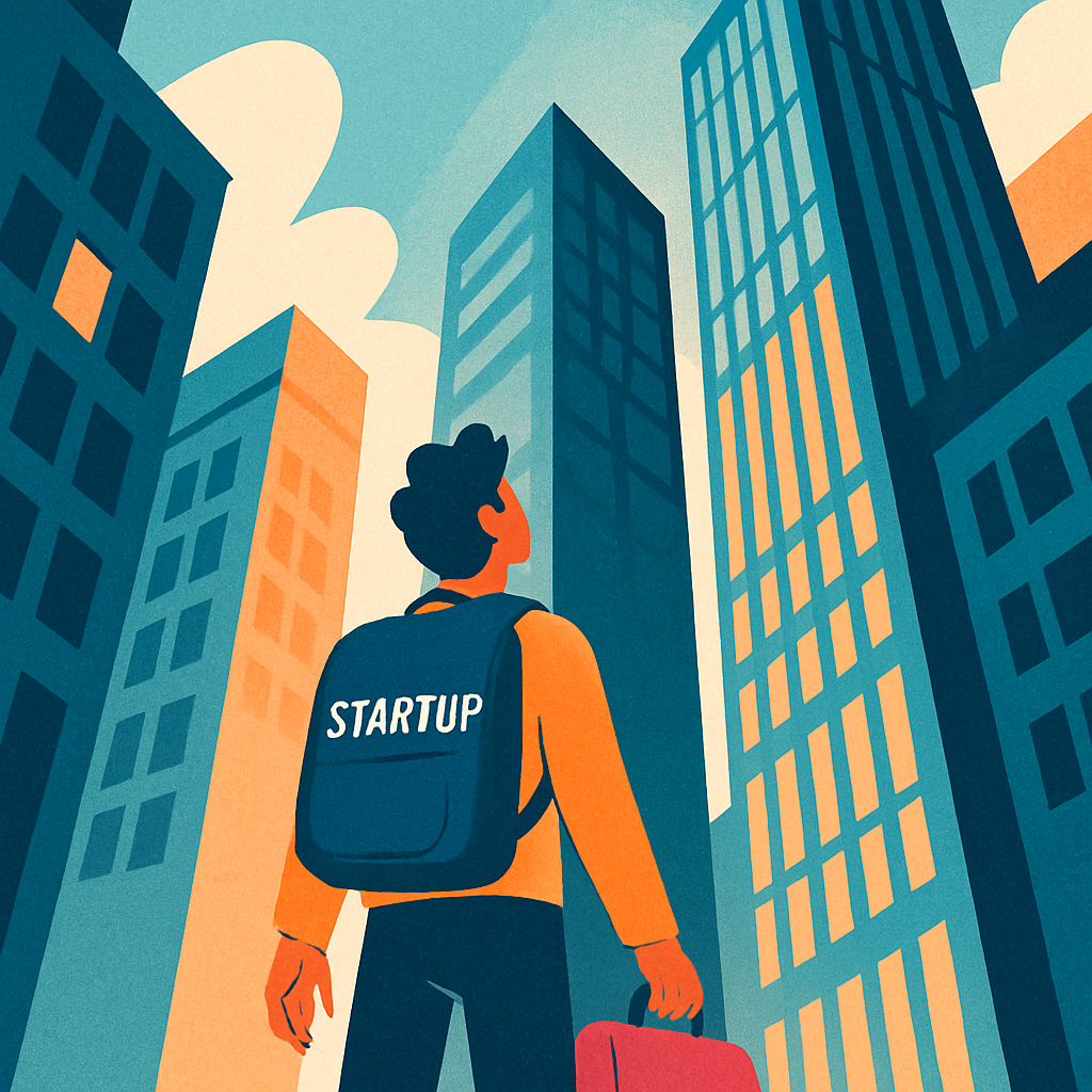 Going upmarket and selling to enterprise customers concept image